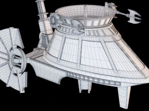 star wars sail skiff 3D Model