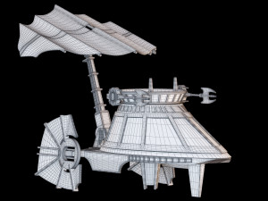 star wars sail skiff 3D 모델