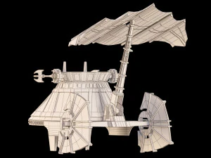 star wars sail skiff 3D Model