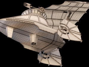 star wars sail skiff 3D 모델