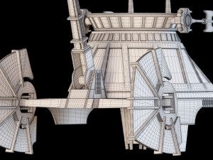 star wars sail skiff 3D 모델