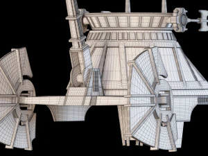 star wars sail skiff 3D Model