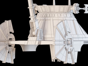 star wars sail skiff 3D 모델