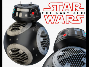 bb-9e star wars droid 3Dモデル