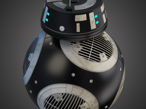 bb-9e star wars droid Modelo 3D