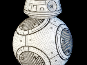 bb-9e star wars droid Modelo 3D