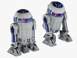 r2-d2 star wars droid 3D Model
