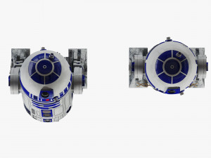 r2-d2 star wars droid Model 3D