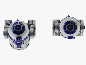 r2-d2 star wars droid 3D Model