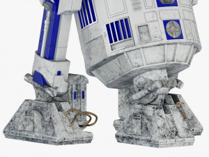 r2-d2 star wars droid Model 3D