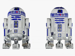 r2-d2 star wars droid 3D Model