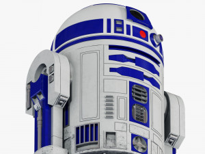 r2-d2 star wars droid Model 3D