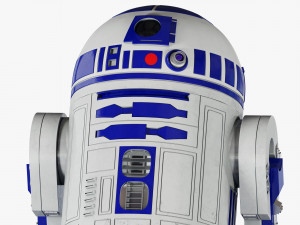 r2-d2 star wars droid Model 3D