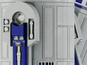 r2-d2 star wars droid 3D Model