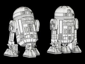 r2-d2 star wars droid 3D Model