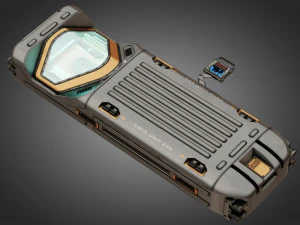 sci-fi cryo chamber cryopod 3D Model