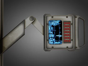 sci-fi cryo chamber cryopod 3D Model