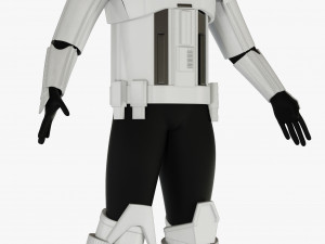 star wars imperial hovertank pilot 3D Model
