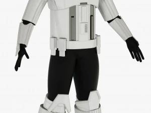 star wars imperial hovertank pilot 3D Model