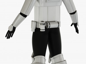 star wars imperial hovertank pilot 3D Model
