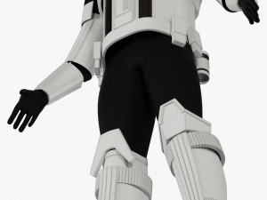 star wars imperial hovertank pilot 3D Model