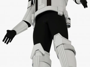 star wars imperial hovertank pilot 3D Model