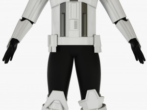 star wars imperial hovertank pilot 3D Model