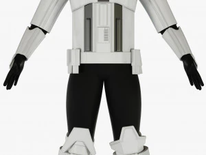 star wars imperial hovertank pilot 3D Model