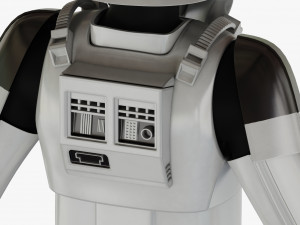 star wars imperial hovertank pilot 3D Model