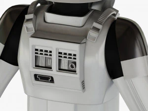 star wars imperial hovertank pilot 3D Model