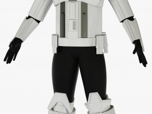 star wars imperial hovertank pilot 3D Model