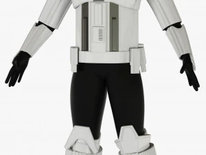 star wars imperial hovertank pilot 3D Model