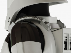 star wars imperial hovertank pilot 3D Model