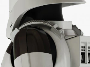 star wars imperial hovertank pilot 3D Model