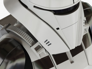 star wars imperial hovertank pilot 3D Model