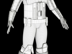 star wars imperial hovertank pilot 3D Model