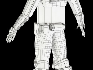 star wars imperial hovertank pilot 3D Model