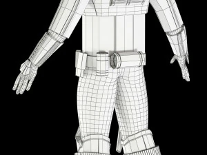 star wars imperial hovertank pilot 3D Model