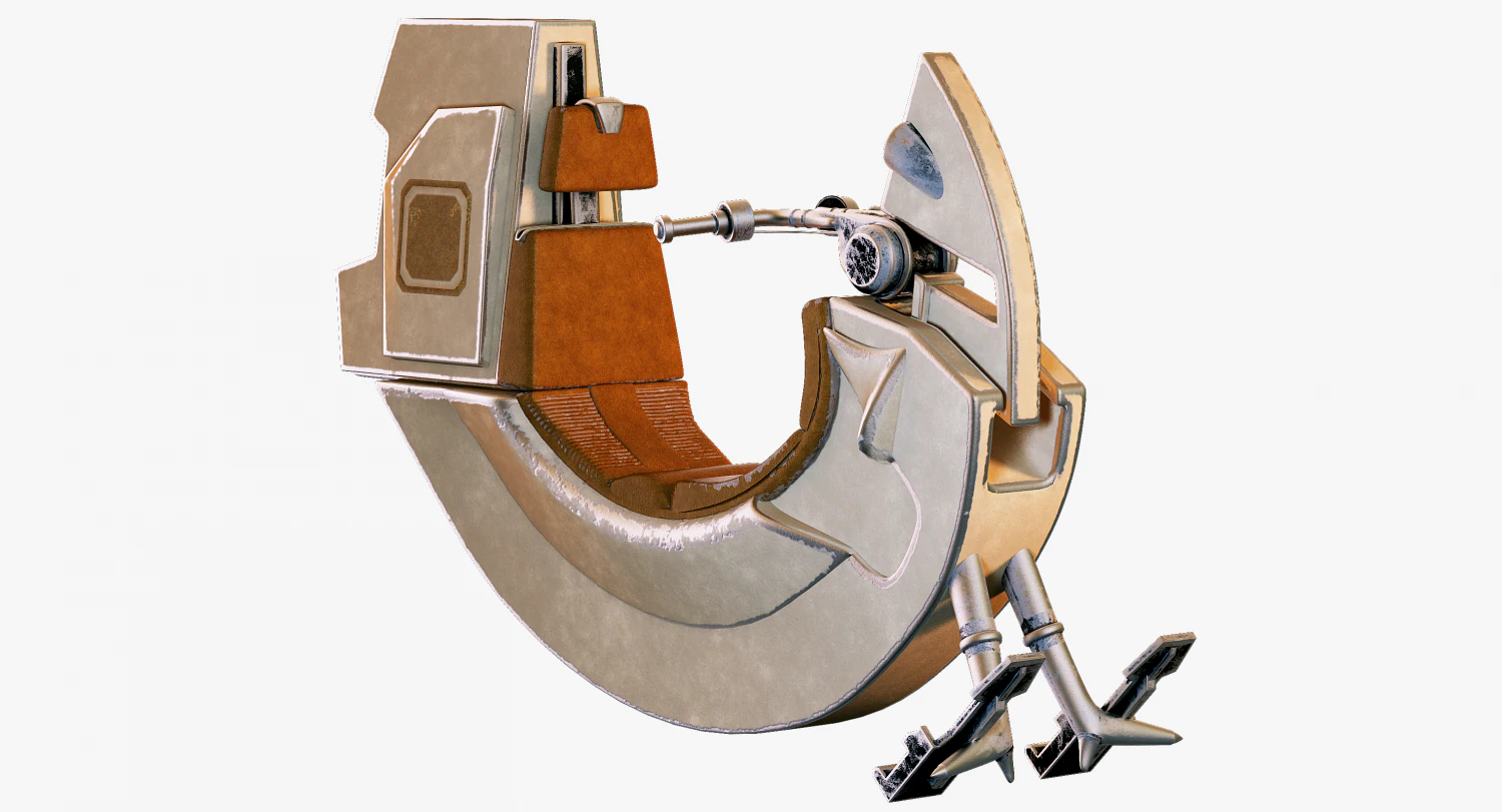 star wars razalon fc-20 speeder bike 3D Model .c4d .max .obj .3ds .fbx .stl .blend