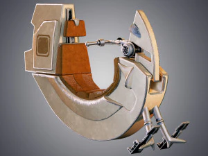 star wars razalon fc-20 speeder bike 3D Model