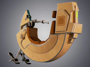 star wars razalon fc-20 speeder bike 3D Model