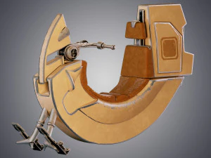 star wars razalon fc-20 speeder bike 3D Model