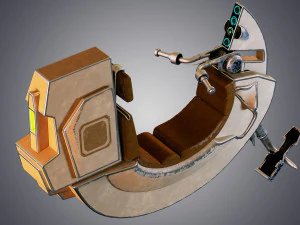 star wars razalon fc-20 speeder bike 3D Model