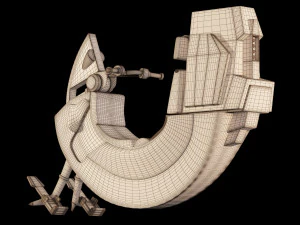 star wars razalon fc-20 speeder bike 3D Model