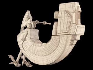 star wars razalon fc-20 speeder bike 3D Model