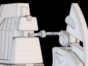 star wars razalon fc-20 speeder bike 3Dモデル