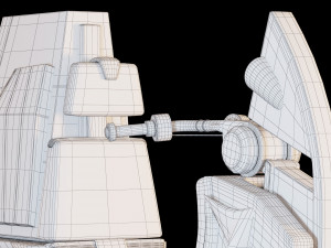 star wars razalon fc-20 speeder bike 3Dモデル