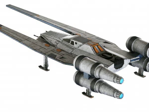 star wars u-wing ut-60d Modello 3D