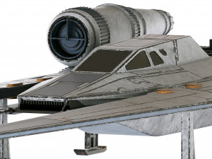 star wars u-wing ut-60d 3D मॉडल