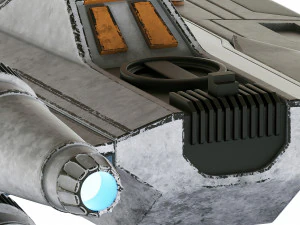 star wars u-wing ut-60d Modello 3D